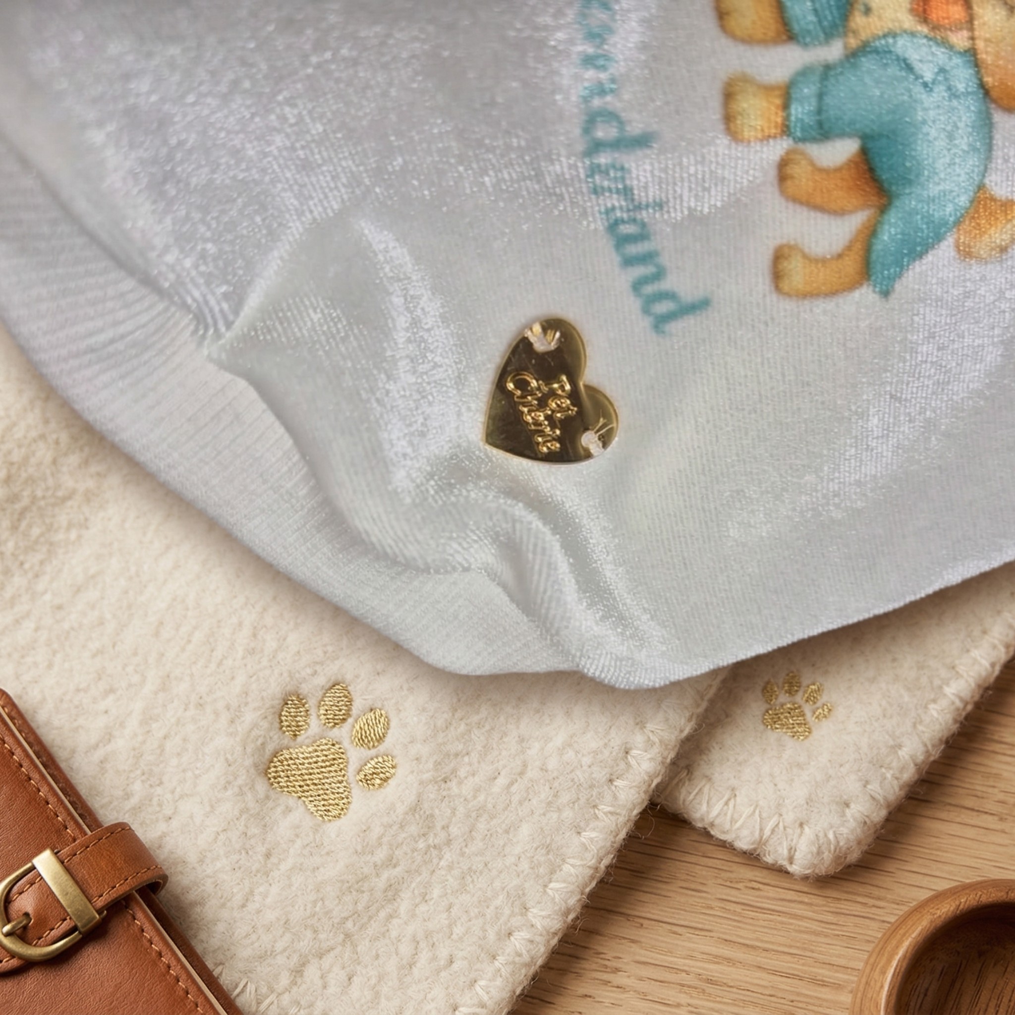 Mad Hatter Tiffany Sweatshirt - Ciniglia Vellutata con Rouche Pizzo e Fiocco Cuoricino